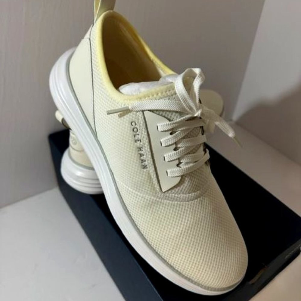 Cole Haan Men's  Grd Sprt Journeysnkr Blanc De Blanc-Gla Size 10 NEW IN BOX